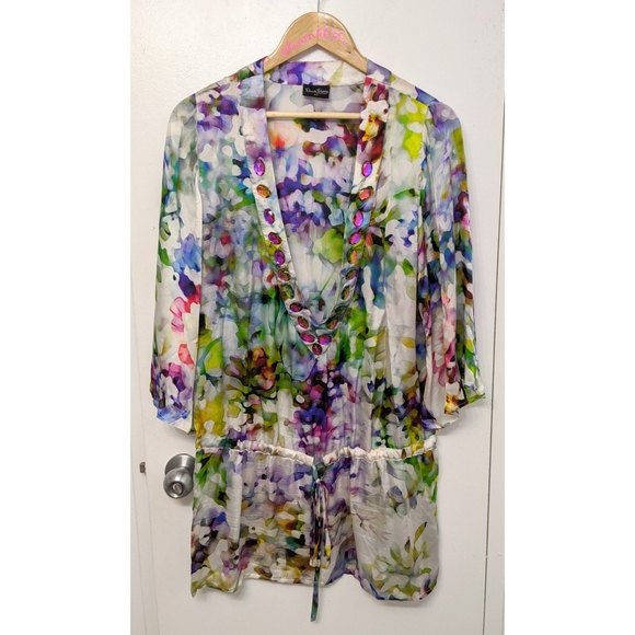 Beach Bunny Other - Beach Bunny swimwear silk cover up size large